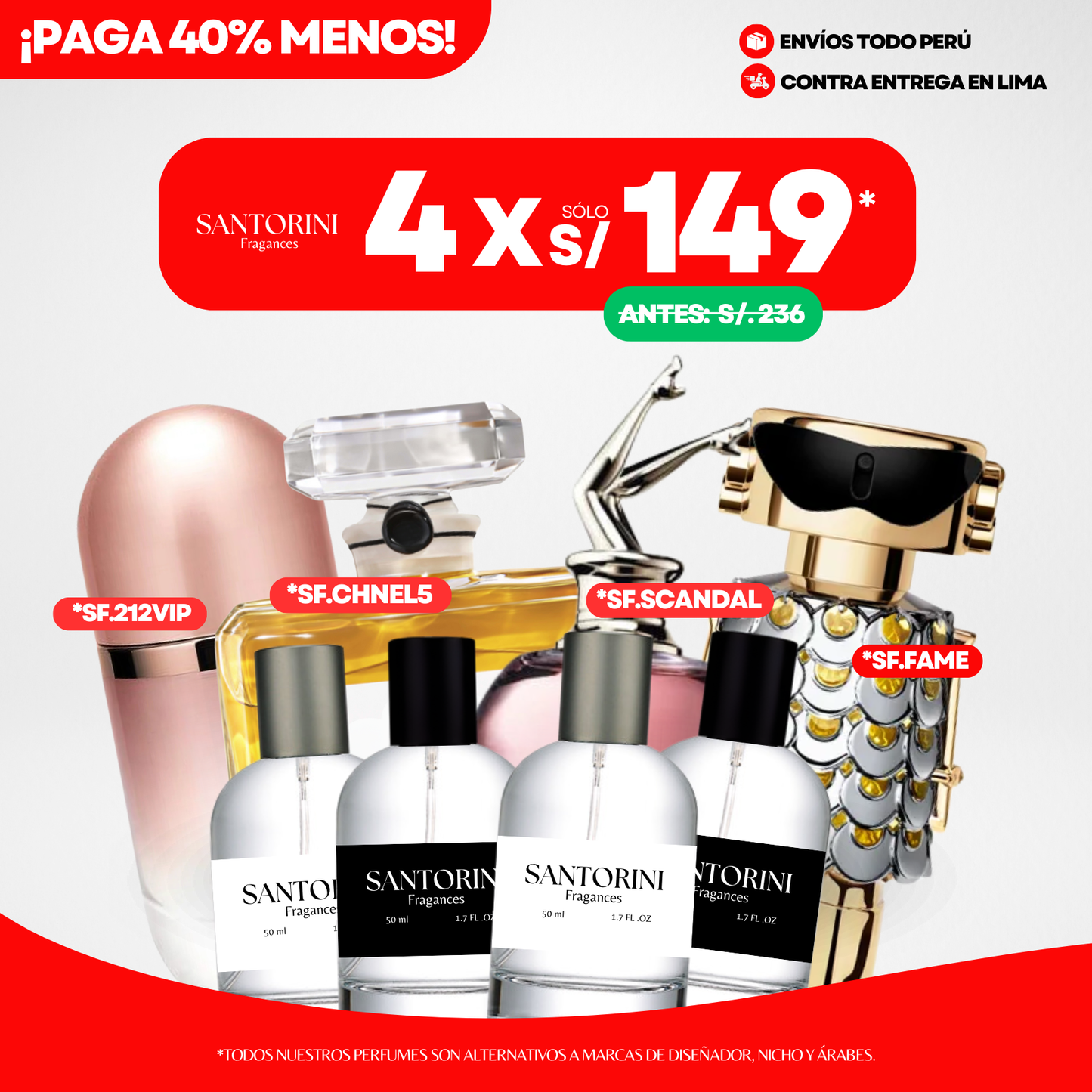 ¡PROMO 4 X S/.149!